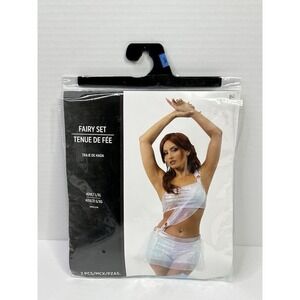 Iridescent Fairy Top & Skort‎ Women's L/XL Halloween Costume/ Cosplay New
